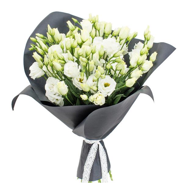 Beyaz Lisianthus Buketi